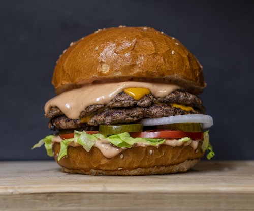 Beef Burger with Fries